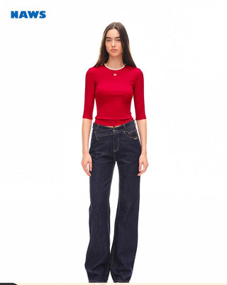 [NAWS] contrast half tee