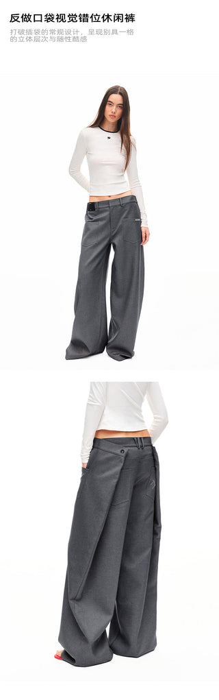 [NAWS] folded wide pants