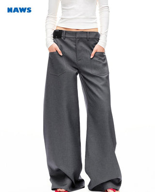 [NAWS] folded wide pants