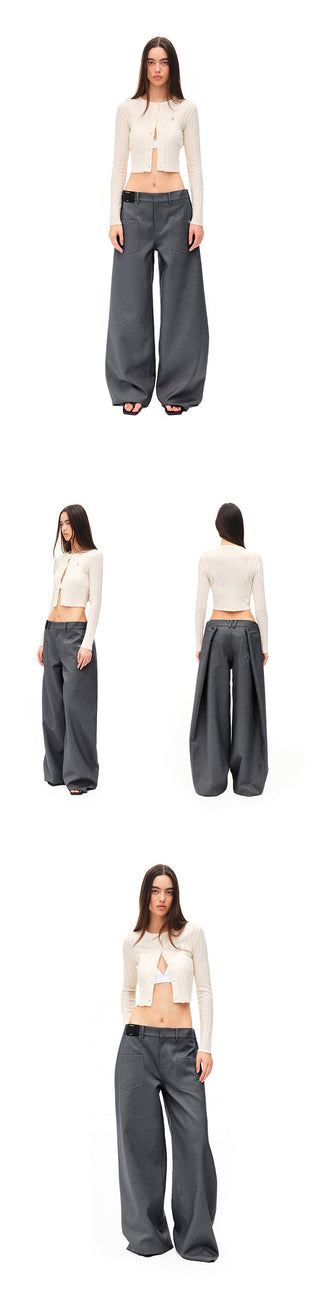 [NAWS] folded wide pants