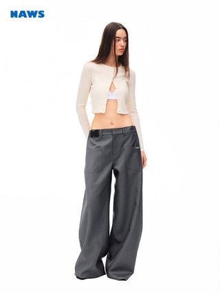 [NAWS] folded wide pants