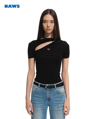 [NAWS] asymmetric hollow tee