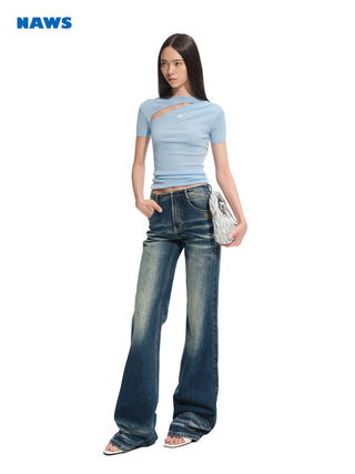 [NAWS] asymmetric hollow tee