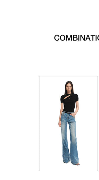 [NAWS] asymmetric hollow tee