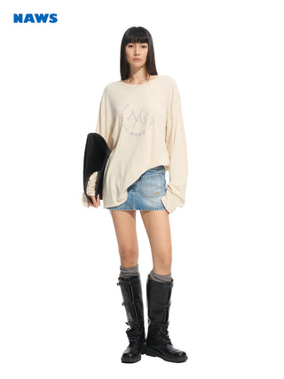[NAWS] washed loose tee