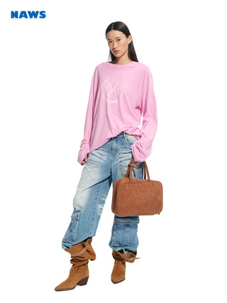 [NAWS] washed loose tee