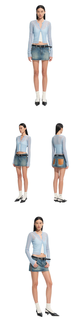 [NAWS] hollow knit cardigan