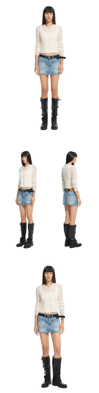 [NAWS] hollow knit cardigan