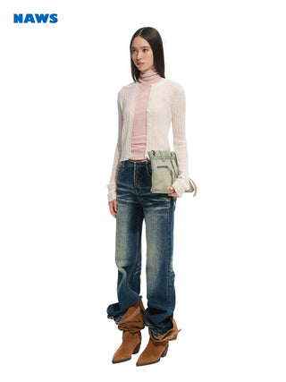 [NAWS] hollow knit cardigan