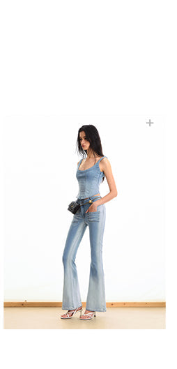 [NAWS] denim fishtail vest