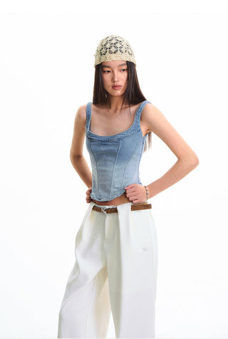 [NAWS] denim fishtail vest