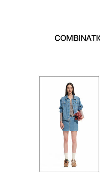 [NAWS] denim stand collar