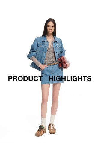 [NAWS] denim sheath skirt