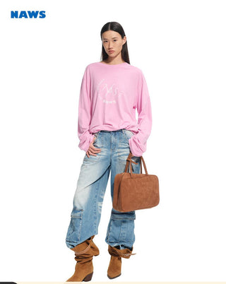 [NAWS] washed wide overalls