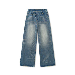 [NAWS] washed wide jeans