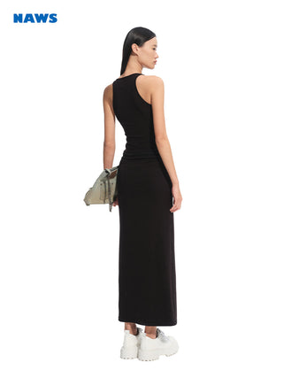 [NAWS] contrast hollow dress