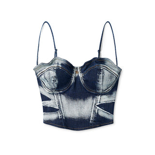 [NAWS] denim flower braces