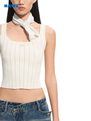 [NAWS] hollow knit vest
