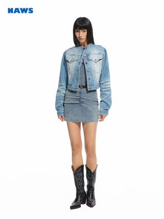 [NAWS] denim halter dress