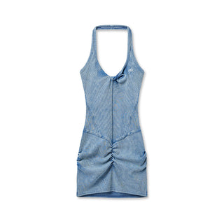 [NAWS] denim halter dress