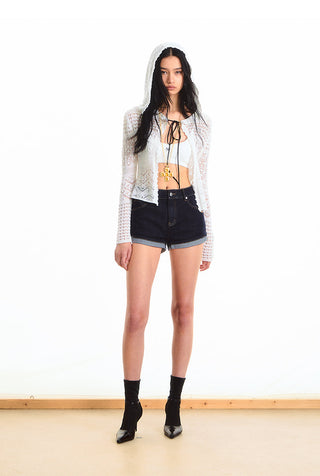 [NAWS] bright denim shorts
