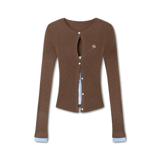 [NAWS] patchwork knit cardigan