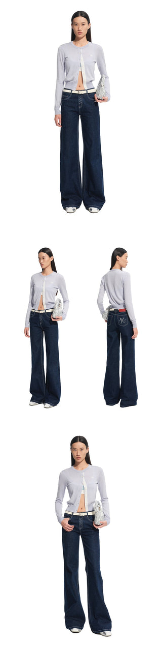 [NAWS] striped knit cardigan