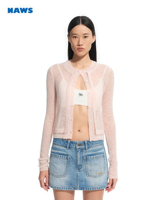 [NAWS] hollow knit cardigan