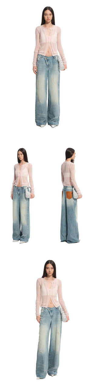 [NAWS] hollow knit cardigan