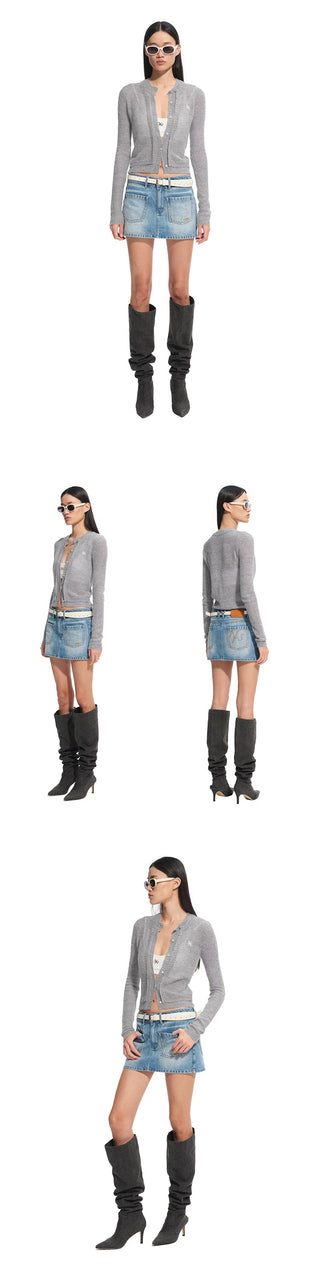 [NAWS] hollow knit cardigan