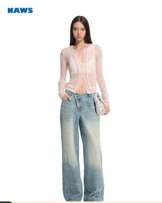 [NAWS] hollow knit cardigan