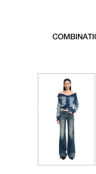 [NAWS] denim long coat