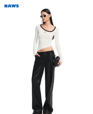 [NAWS] irregular knit top