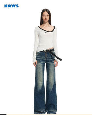 [NAWS] irregular knit top