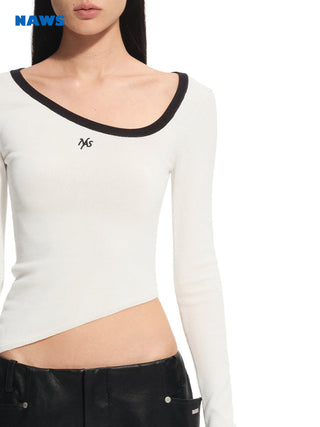 [NAWS] irregular knit top