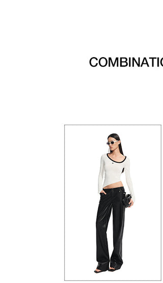 [NAWS] irregular knit top