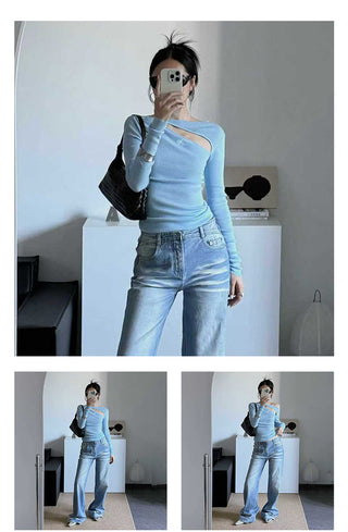 [NAWS] hollow pleated top