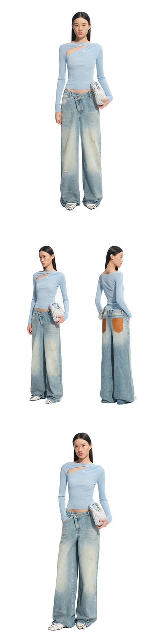 [NAWS] hollow pleated top