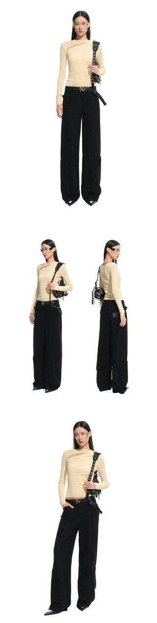 [NAWS] hollow pleated top