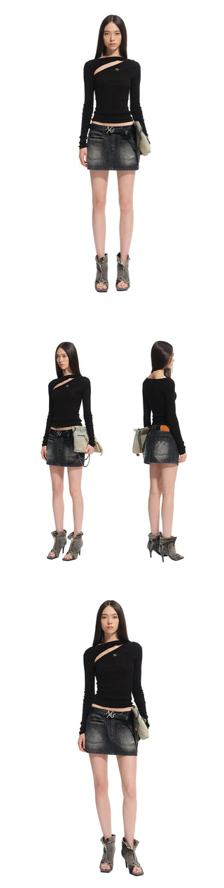 [NAWS] hollow pleated top