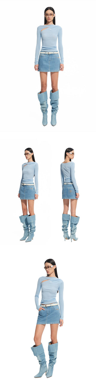 [NAWS] hollow pleated top