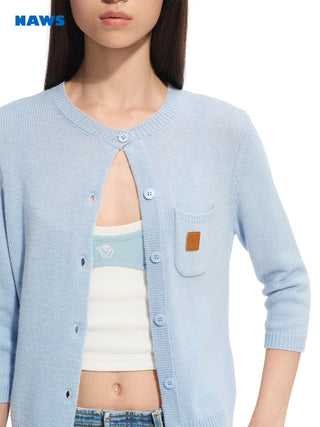 [NAWS] cashmere cardigan top