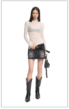 [NAWS] wool turtleneck top