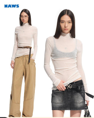 [NAWS] wool turtleneck top