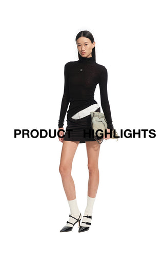 [NAWS] wool turtleneck top
