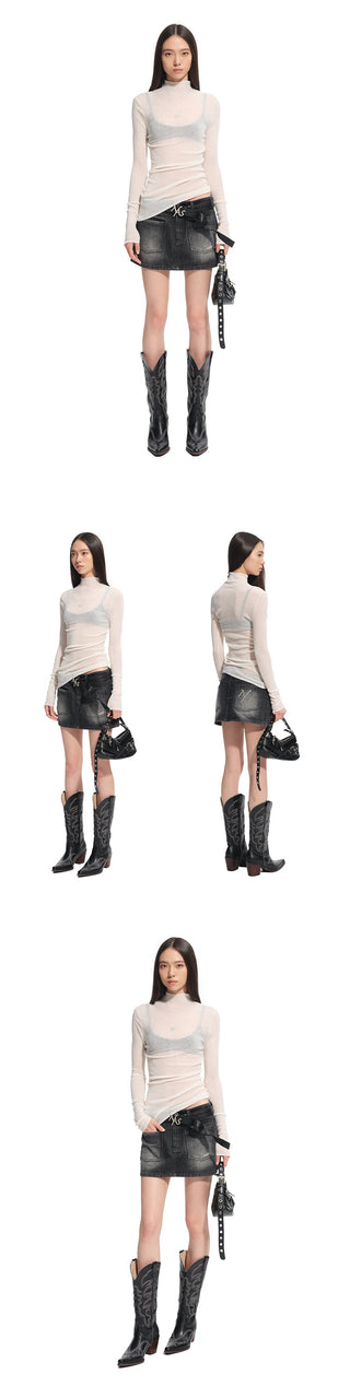 [NAWS] wool turtleneck top