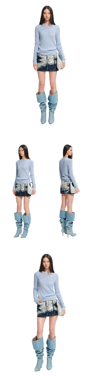 [NAWS] cashmere knit top