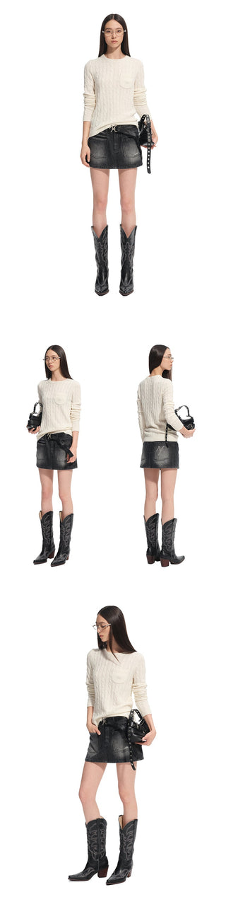 [NAWS] cashmere knit top