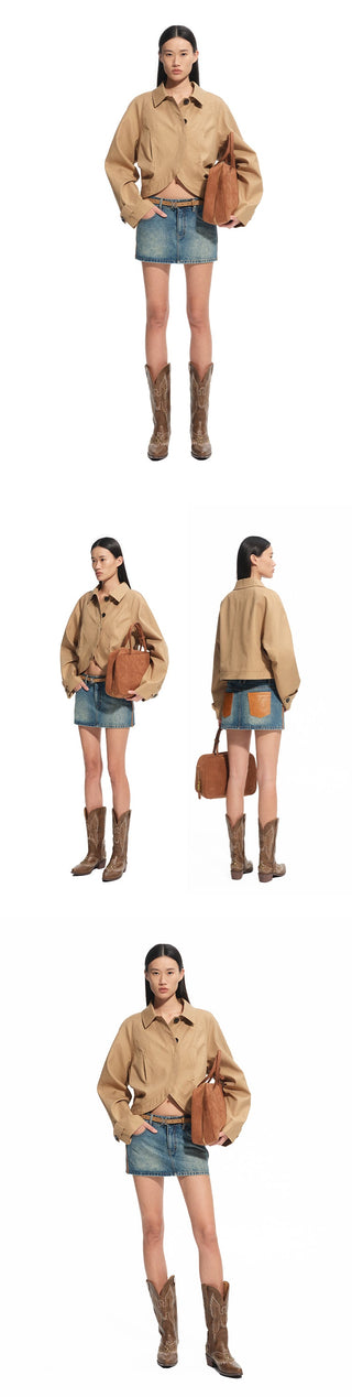 [NAWS] raglan short coat