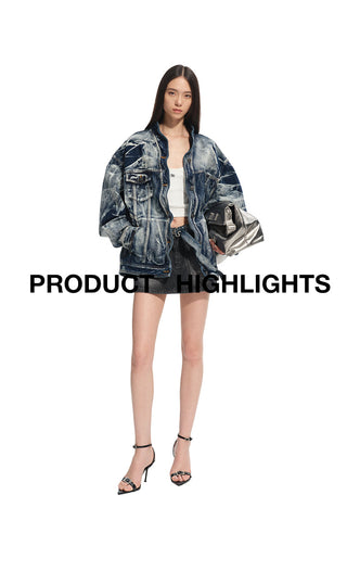 [NAWS] denim crisp coat